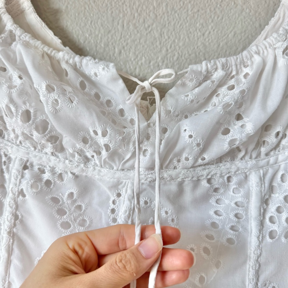 All in Favor Eyelet Embroidered Dress - Picture 8 of 10